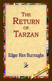 book cover of The Return of Tarzan by Edgars Raiss Berouzs