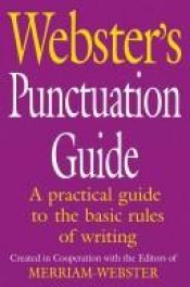 book cover of Webster's Punctuation Guide by Websters