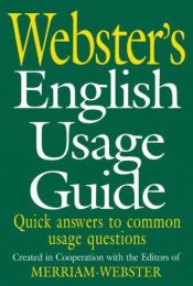 book cover of Webster's English Usage Guide by Websters