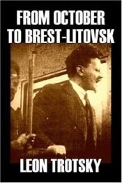 book cover of From October to Brest-Litovsk by Levas Trockis