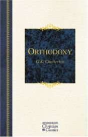 book cover of Orthodoxy by G. K. Chesterton