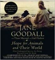 book cover of Hope for Animals and Their World by Jane Goodall