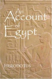 book cover of An Account of Egypt by 헤로도토스