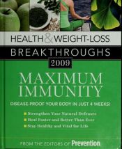 book cover of Maximum Immunity by Editors of Prevention