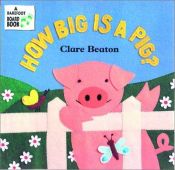 book cover of How Big Is a Pig by Clare Beaton