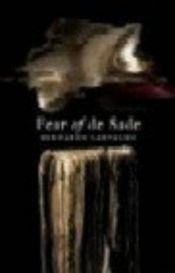 book cover of Medo de sade by Bernardo Carvalho