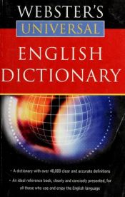 book cover of Webster's New Universal Unabridged Dictionary: Fully Revised and Updated by Random House