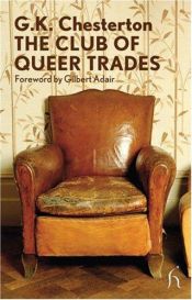book cover of O CLUBE DOS NEGÓCIOS ESTRANHOS (The Club of Queer Trades) by G. K. Chesterton