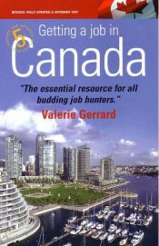 book cover of Getting a Job in Canada by Valerie Gerrard