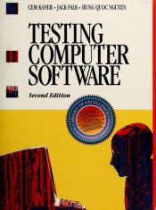 book cover of Testing computer software by Cem Kaner