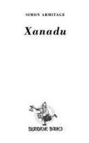 book cover of Xanadu by Simon Armitage