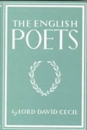 book cover of The English Poets (Writer's Britain Series) by Lord David Cecil