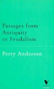 book cover of Passages from Antiquity to Feudalism (Verso Classics) by Perry Anderson