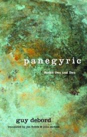 book cover of Panegyric. Volumes 1 & 2 by ギー・ドゥボール