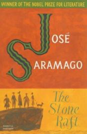 book cover of Каменный плот by Жозе Сарамаго