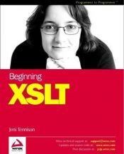 book cover of Beginning XSLT by Jeni Tennison