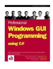 book cover of Professional Windows GUI Programming Using C# by Jay Glynn