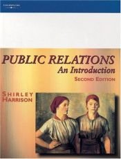 book cover of Public Relations: An Introduction by Shirley Harrison