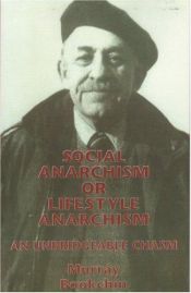 book cover of Anarquismo social o anarquismo estético by Murray Bookchin