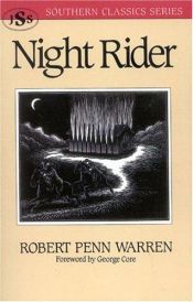 book cover of Night Rider by Robert Penn Warren