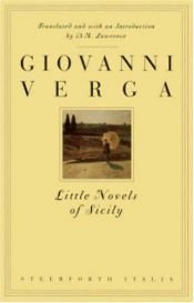 book cover of Little novels of Sicily by Giovanni Verga