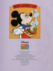 book cover of Mickey's Alphabet Soup by والت ديزني