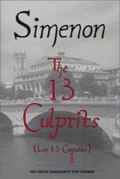 book cover of The 13 culprits = by Georges Simenon