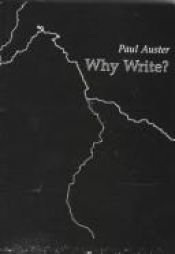 book cover of Why write? by پل استر