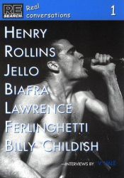 book cover of Real Conversations, No.1 (Henry Rollins Jello Biafra Lawrence Ferlinghetti Billy Childish) by Henry Rollins