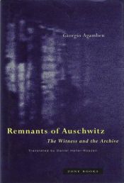 book cover of Lo Que Queda de Auschwitz by Giorgio Agamben