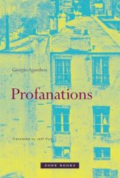 book cover of Profanazioni by Giorgio Agamben