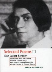 book cover of Selected poems by Else Lasker-Schüler