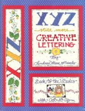 book cover of XYZ, still more creative lettering by Lindsay Ostrom