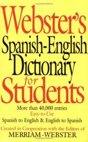 book cover of Webster's Spanish-English Dictionary for Students by Websters