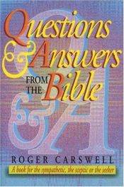 book cover of Questions and Answers from the Bible by Roger Carswell