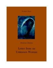book cover of Letter from an Unknown Woman by Stephanus Zweig