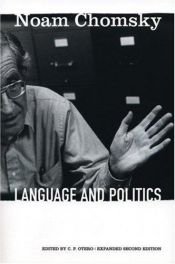 book cover of Language and politics by Noam Avram Chomsky
