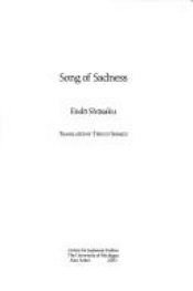 book cover of Song of sadness by Shūsaku Endō