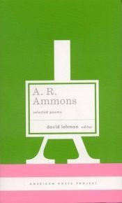 book cover of A. R. Ammons: selected poems by A. R. Ammons