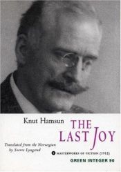 book cover of Die letzte Freude by Knut Hamsun