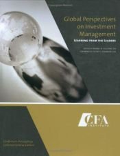 book cover of Global Perspectives on Investment Management: Learning from the Leaders by [multiple authors]