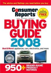 book cover of Buying Guide 2008 by Editors of Consumer Reports