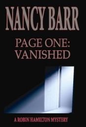 book cover of Page One: Vanished by Nancy Barr