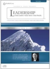 book cover of Stephen R. Covey on Leadership: Great Leaders, Great Team, Great Results by Stephen Covey