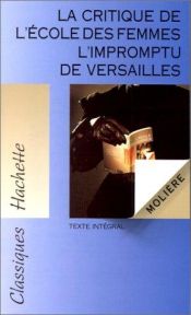 book cover of La Critique de l'école des femmes by モリエール