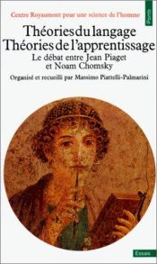 book cover of Théories du langage, théories de l'apprentissage by Centre Royaumont pour une science de l'homme