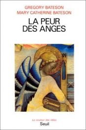 book cover of La Peur des anges by Gregory Bateson