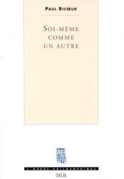 book cover of Soi-même comme un autre by Paul Ricoeur