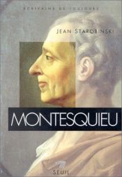 book cover of Montesquieu by Жан Старобински