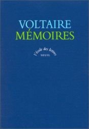 book cover of Mémoires by Voltaire